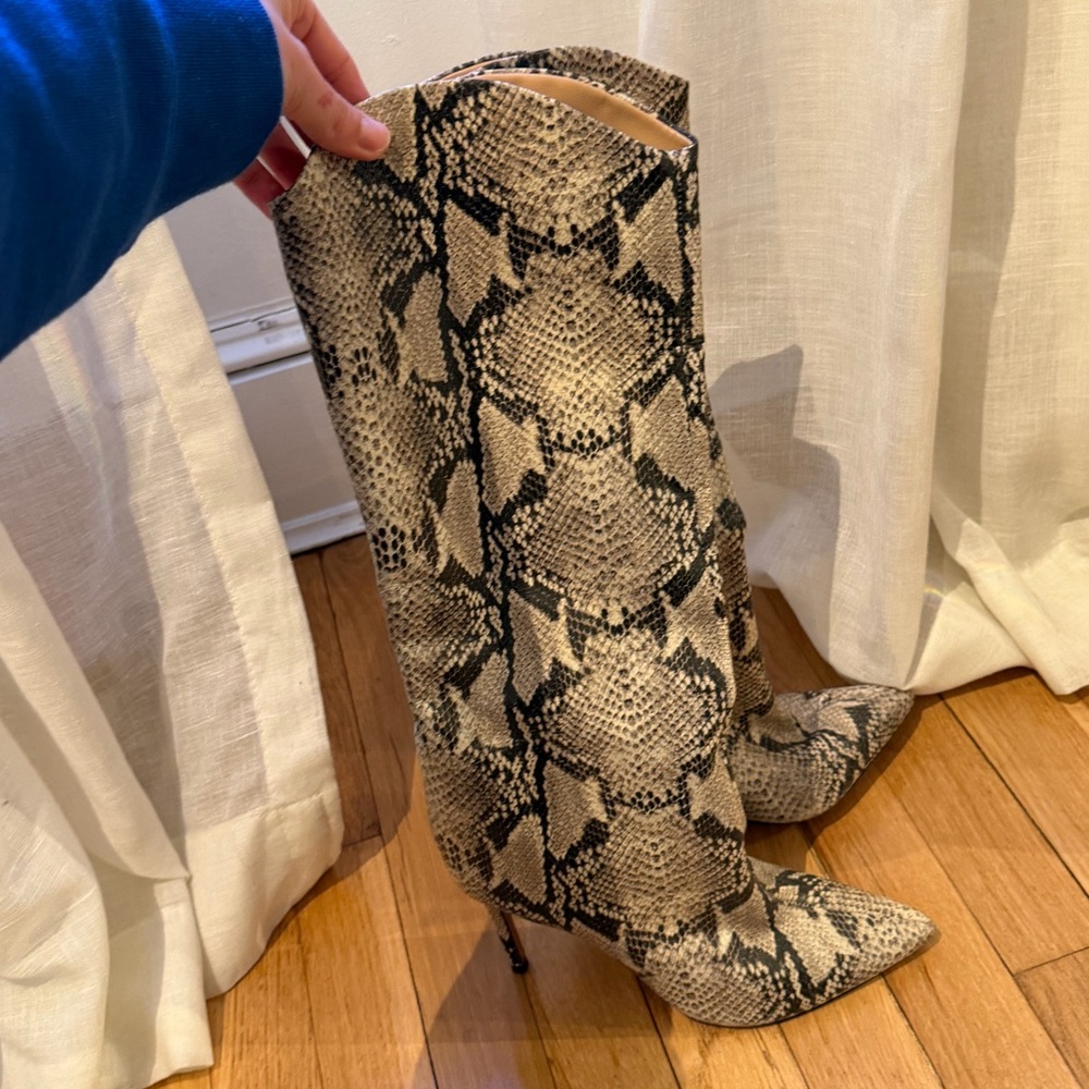 Snakeskin Pattern Women's Boots